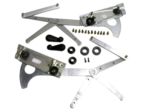 RS Manueller Fensterumbausatz. Porsche 911 / 964 / 993 - 96454204100, 96454204200, 90154249521, 90155289120, 959542115013DL, 91154247500, 99921801601