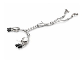 Exhaust Muffler / Silencer Rear box DesignTek. Porsche 95B.1 Macan 3.0T / 3.6T 2014 - 2018 - 95B253612AY, 95B253612QY, PAC253612A, 95B253600FY, 95B253611AY, 95B253611PY, 95B253533H, 95B253533J, 95B253487NY
