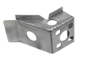 Door hinge support upper and lower. Porsche 356C - 64450123100, 64450123200 - PP104DBL, P104DBL, PP104DBR, P104DBR