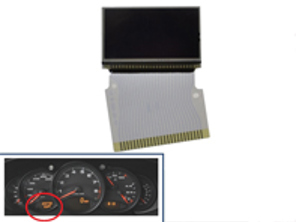 Display-Set für Kombiinstrument links. Porsche 996 / 986 Boxster - 6076