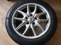 Genuine Porsche Cayenne Alloy wheel 9J 19' ET60 Including Pirelli Rosso Tyre - 9553621