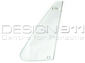 Front 1/4 window glass, Clear. Porsche 911/912 65-73 TARGA - 90154250140, 90154250240