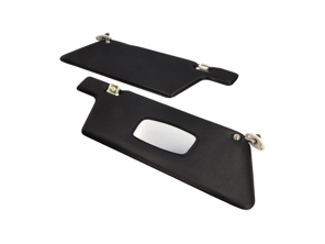 Zonnekleppenset, links en rechts. Porsche 911 1968>> Coupé Linksgestuurd - 90173103221, 90173103121