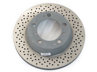 Rotor de disque de frein arrière. Porsche 996 / 997 (numéro de pièce d'origine 99635240104) - 99635240103, 99635240104, 99635240105