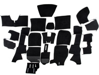 Juego completo de alfombras interiores para Porsche 911 69-73 Coupe RHD