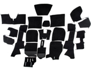 Moquette intérieure complète pour Porsche 911 69-73 Coupé RHD