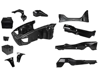 Set sezione anteriore del corpo completo di struttura interna. Porsche 911 68-72 - 1680503810