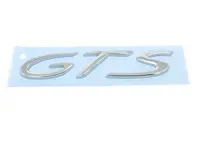 GTS - POLISHED Chrome rear badge for Porsche 958 Cayenne MKIII - 95855967520
