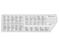 Fusible et relais de la carte composant. Porsche 911 Turbo (1989) - 93061224303