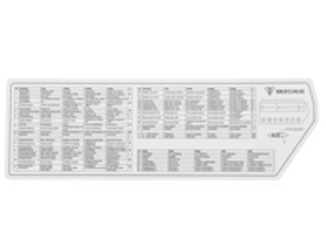 Fusibile e relè della scheda componenti. Porsche 911Turbo (1989) - 93061224303