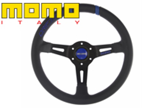 Steering wheel drifting blue - Momo