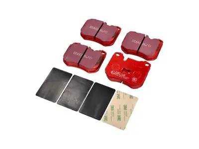 EBC RED Remblokken 'Road' Voor. Porsche 924 / 928 / 944 (OE Ref 94435195102) - 94435195102, 94435195103, 94435195104, 92835195102, 477698155, 92835194200, 92835195100 - DP3345C, DP3345C