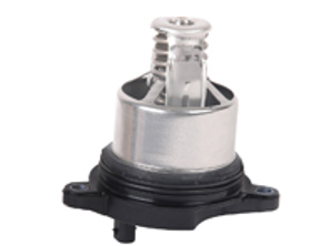 Thermostat with housing. Porsche 95B Macan / 9YA Cayenne / 971 Panamera - PAC121115B, PAC121115, PAB121115B, 9A712111511, 9A712111510, PAC121115E