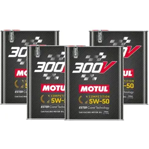 MOTUL 300V COMPETITION 5W-50 发动机油 8 升 - 110859