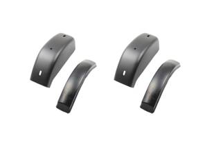 后保险杠喇叭/带橡胶装饰条的超车座。保时捷 911/912 1965-73 - 90150503326, 91150503302, 90150590321 - BMP11.1.132