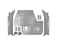 Kit pannello pavimento e sottoporta. Porsche 356B T6 / 356C - 64450105003, 64450100206, 64450100207, 64450106900, 64450107000, 64450104900, 64450154005, 64450101700, 64450101800, 64450101706, 64450101806, PCG50105106, 64450105106, 64450105300, 64450100205, 64450115000, 64450157006 - PP119, PP120L, PP120R, PP121, PP122, PP118