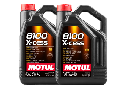 MOTUL 8100 X-CESS 5W-40 发动机油 10 升 - 102870, 102784