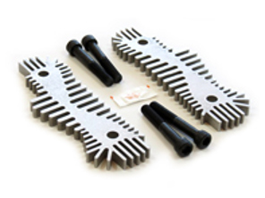 Caliper Cooler Kit Front for 996 Turbo or Carrera 4S with Larger 350 mm Rotors (not PCCB)