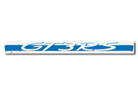 Decorative foil, side, in Riviera Blue for Porsche 996 GT3 RS - 99655933393, 99655933391, 99655933491, 99655933493