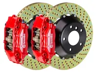Brembo GT Big brake-set (achter). Porsche - Maat remschijf: 328x28 - 2C16018A, 2C16018A1, 2C16018A2, 2C16018A3