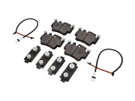 VOOR Remblokken, sensoren, shims kit Porsche Boxster 986 S 3.2L ABS - 99635294903, 99635108802, 99661236501