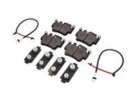VOOR Remblokken, sensoren, shims kit Porsche Boxster 986 S 3.2L ABS - 99635294903, 99635108802, 99661236501