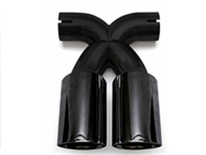 排气豪华双风格尾管黑色镀铬。保时捷 987.2 Boxster / Cayman - 98711125730, 98711125831, 98711198130, 98711125860