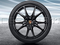 20' 991.2 C2 / C2S 'Carrera S' in BLACK Alloy Wheels & Tyres Original Porsche - 99104460326
