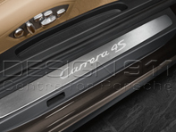 Dorpellijsten van roestvrij staal met logo. Porsche 991 (911) Carrera >>2013 - 99104480000, 99104480001, 99104480002, 99104480003