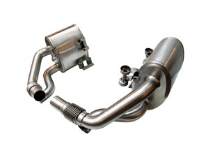 Secundaire sportuitlaatboxen DesignTek voor Porsche 991.1 - 126343-01, 99111132101, 99111132103, 99111132501, 99111132503, 99111132502, 99111132201, 99111132203, 99111132601, 99111132603, 99111132602