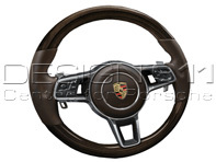 Multi-function sports steering in Paldao. Porsche 971 Panamera 2017>> - 971044400, 971044400A34, 971044400OE5, 9710444009J9, 971044400OK6, 9710444008U7