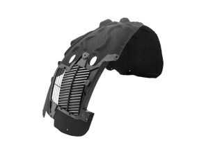 Front wheel arch liner. Porsche 9YA Cayenne - 9Y0810971, 9Y0810971B, 9Y0810971D, 9Y0810971F, 9Y0810971H, 9Y0810972, 9Y0810972B, 9Y0810972D, 9Y0810972F, 9Y0810972H