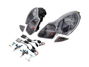 Koplamp Helder en HID Kit Porsche 986 Boxster / 996 - 98663113221, 98663113121, 99663104502, 99663104602, HIDH7PRO6K