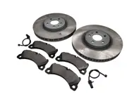 Disques de freins avant Ø : 350 mm et plaquettes de freins pour Porsche Macan 3.0L - 95B615301T, 95B615302R, 971698151AD, 95B907253