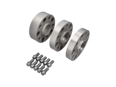 Spurverbreiterungen H&R DRA TRAK+ System in silber PCD5x130 für Porsche