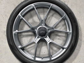 20'/21' 992 (911) GT3 alloy wheel set in Brilliant Chrome Metallic Original Porsche - 992044680CC