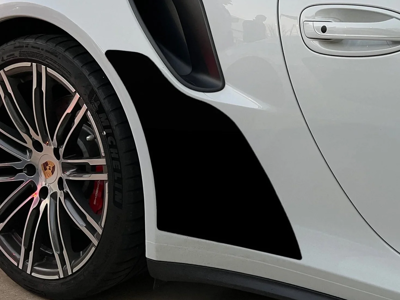 MagnaFin Magnetic Stone Guards. Porsche 991 Turbo / Turbo S 2014-19 - 99150483501, 99150483601, 99150483506, 99150483606 - MF991WB CF HE, MF991WB DB HE