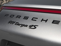 Stemma posteriore nero 'PORSCHE 911 TARGA 4S' per Porsche 991.2 - 99104480384041