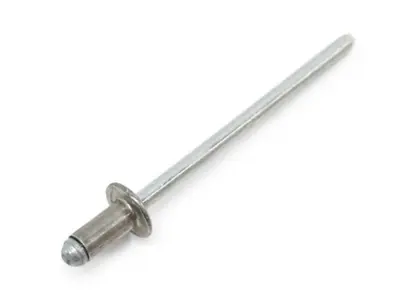 Rivetto in alluminio per tappo terminale paraurti anteriore. Porsche 911 1969-73 - 90150515700, 90150515800, 99919010130, 90150525121, 90150525221, 99991108440