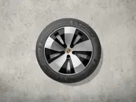 Ensemble jantes et pneus hiver Macan 20" noir brillant. Porsche Macan-e - 95C044600A