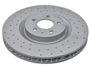 Brake disc rotor SPORT COAT Z, Front. Porsche Macan 3.0L Petrol / 3.0L Diesel - 460.1552.52, 95B615301F, 95B615302, 95B615302F, 95B615302H, 95B615301H, 95B615302T, 95B615301T, 09D93611, 09D93711, 460.1553.52, 95B615301 - 460.1552.52, 460.1553.52