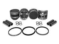 Jeu de pistons 80 mm, axe de 22 mm. Porsche 356 Pré A 1500cc - 0081180P, 008 11 80P