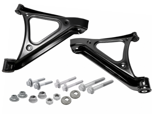 Rear lower wishbones, SET OF 2. Porsche 958.1 Cayenne (92A) 2011-14 - 95831104100, 95831104200, PAF001833, WHT001796A, WHT001938, PAF105326, PAF103353, WHT004887, WHT006410 - A3327209, A3327210
