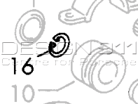 Lock Ring On Control Arm. Porsche 911/912 65-67 - 90004200501