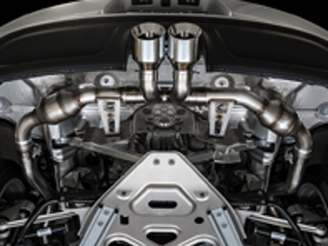 Sistema di scarico AWE Touring edition con terminali Silver per Porsche 718 Boxster / Cayman - 3015-32080, 3015