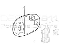 Wing Petrol Flap. Porsche 997