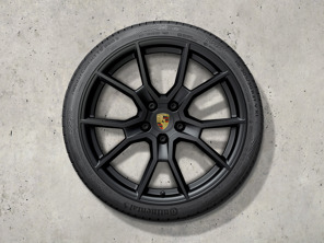 21" RS Spyder Design Winterradsatz, lackiert in Schwarz (seidenglanz). Porsche Taycan (MK2) 2024>> - 9J1073603NN - 9J1073603NN