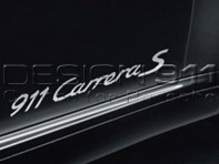 Adesivi con designazione del modello sulle porte. Porsche 991.1 (911) / 991.2 (911) - 99104480110041, 99104480110V04, 99104480111041, 99104480111V04, 99104480114041, 99104480114V04, 99104480112041, 99104480112V04, 99104480111041, 99104480111V04