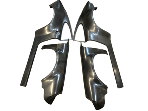 Kit de carrosserie 100 % fibre de carbone avec ailes élargies. Porsche 911 (modèles 1974 à 1993)