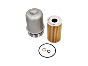 Ölfilter-Upgrade mit Aluminiumgehäuse. Passend für Porsche 996 / 986 Boxster / 987 Boxster / 987C Cayman / 997 / 955 Cayenne S V8 & 955 Cayenne Turbo - 99610702055, 99610712054, 99610722560